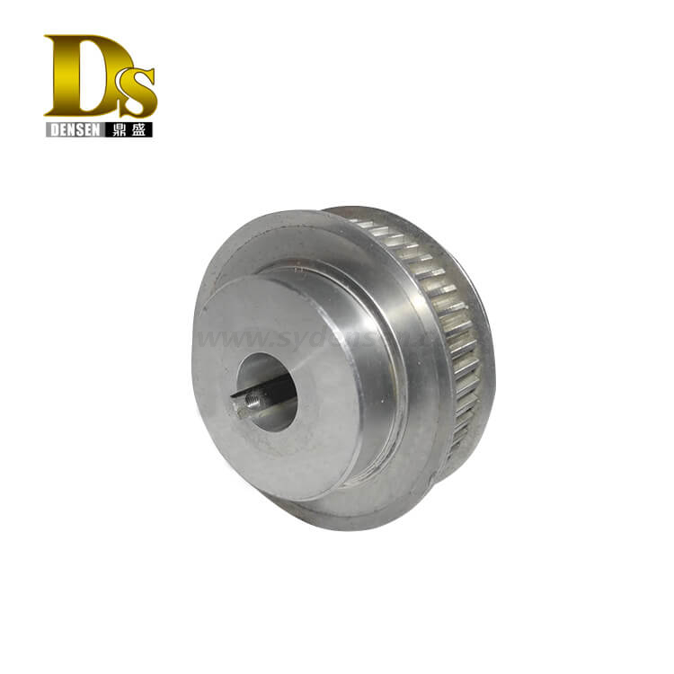 Densen Customized aluminum Precision Machining belt Pulley for Conveying equipment,aluminium machining component