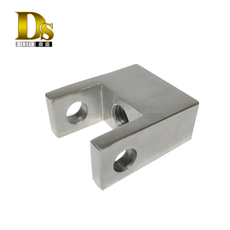 Densen Customized stainless steel 304 Silica sol investment casting and Machining and mirror polished door hinge holder