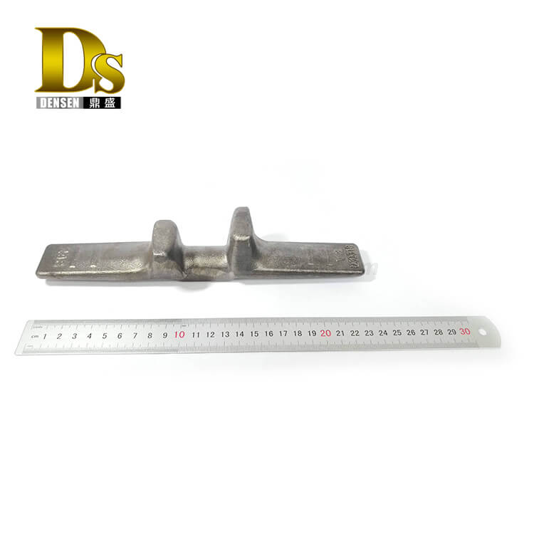 Densen Customized alloy steel Die forging and sand blasting core iron track pad for crawler track,track shoe for crawler crane