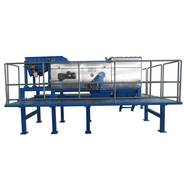 Automatic sorting line for medical glass scraps containing aluminum with eddy current magnetic separator