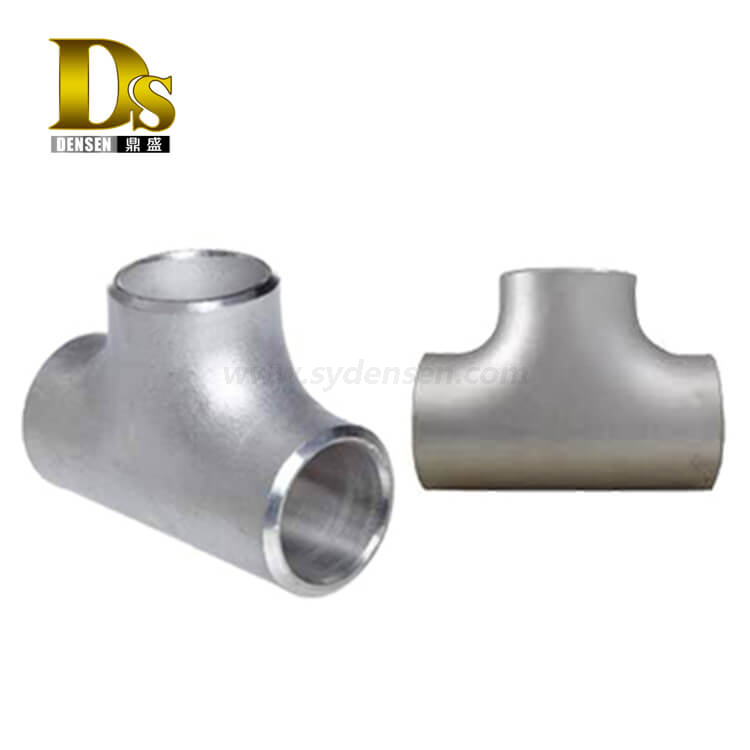 Densen customized Stainless Steel Threaded Equal Tee Forged