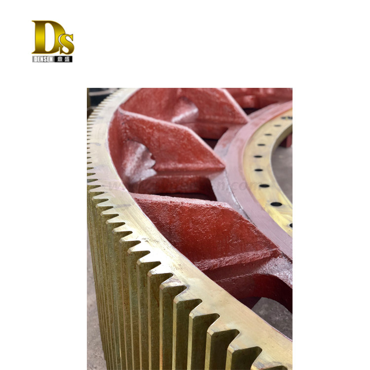 Casting Carbon Steel Crusher Parts Mill Parts Big Gear