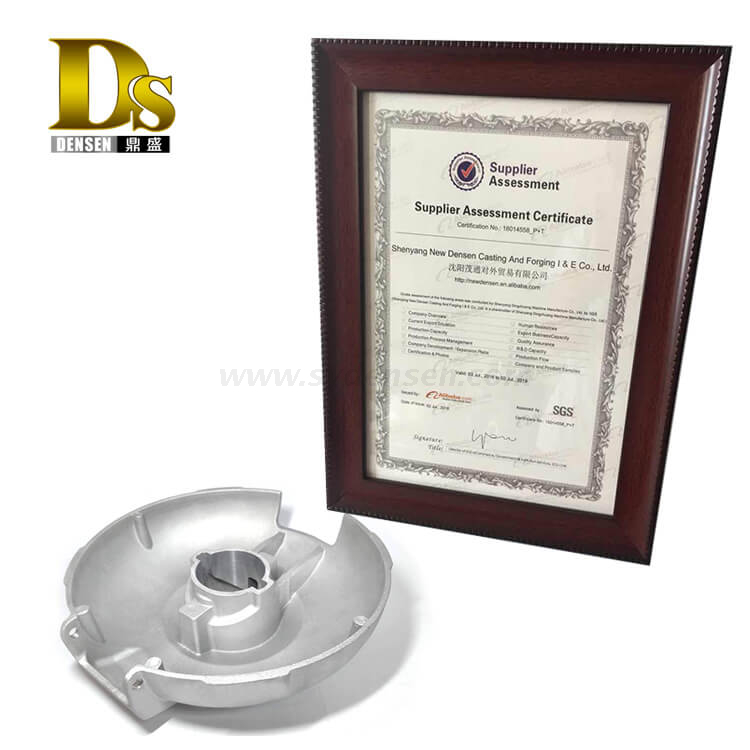 Densen Customized aluminum A356 low pressure die casting valve cap,low pressure die casting aluminum parts