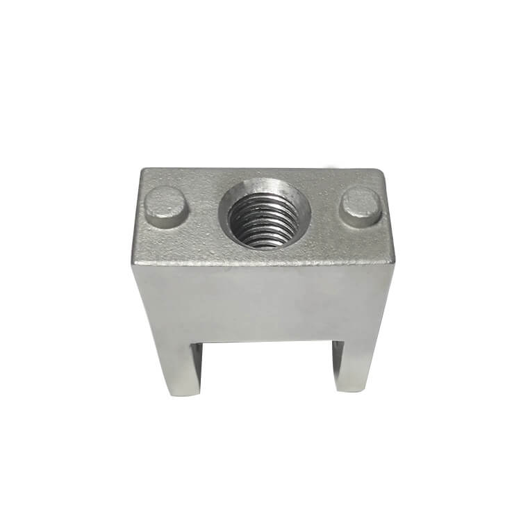 Densen Customized stainless steel 304 Silica sol investment casting and Machining and mirror polished door hinge holder 
