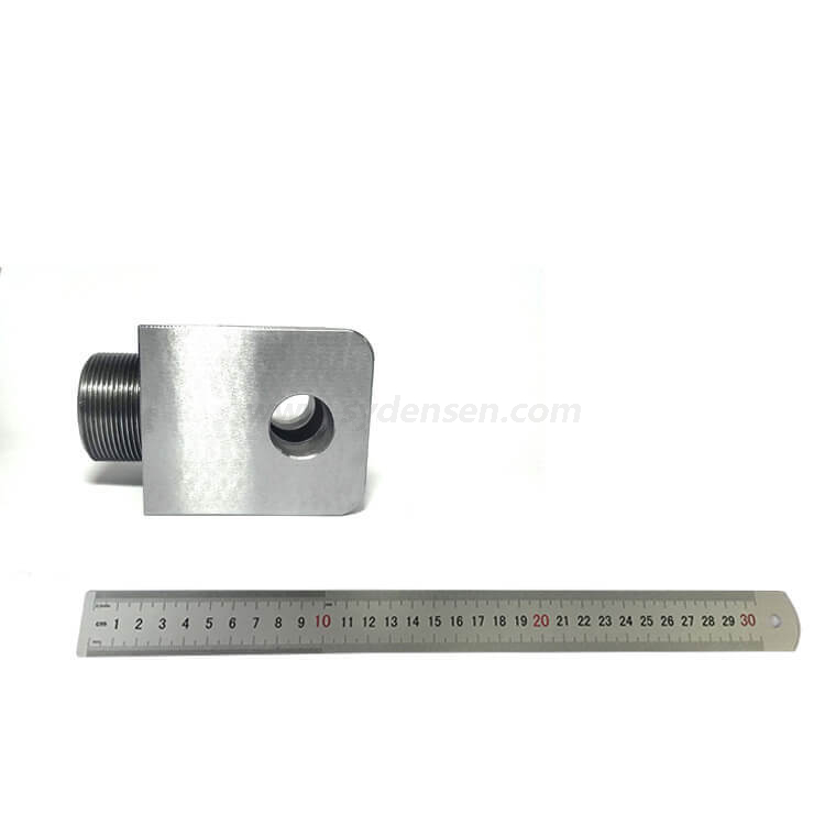 Densen Customized level of steel Q235 clevis base connection fork seat Bar processing machining components