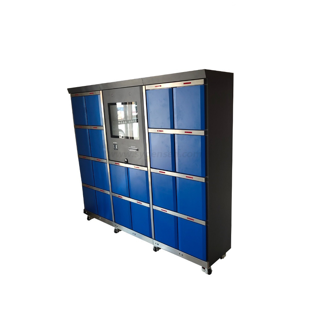 Densen customized Smart express locker with exquisite appearance and metal material,express parcel storage cabinet