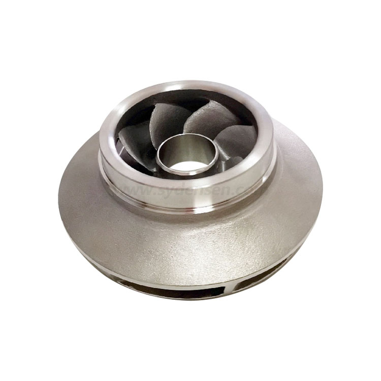 Densen Customized Lost Wax Casting Parts Stainless Steel Casting Closed Impeller