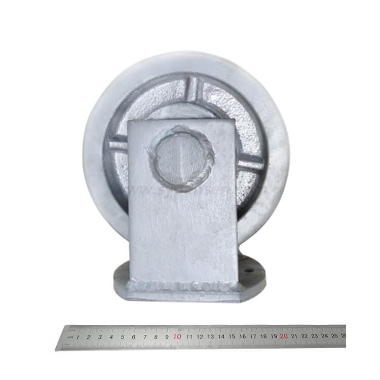 Customized zinc galvanized sheet metal Transformer caster wheel iron castings for Transformer