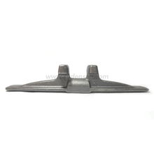 Densen Customized ductile cast iron shell mold casting Core iron for china crawler crane track pad